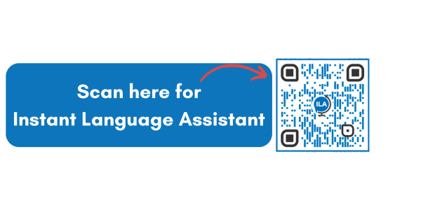 Scan here for Instant Language Assistant